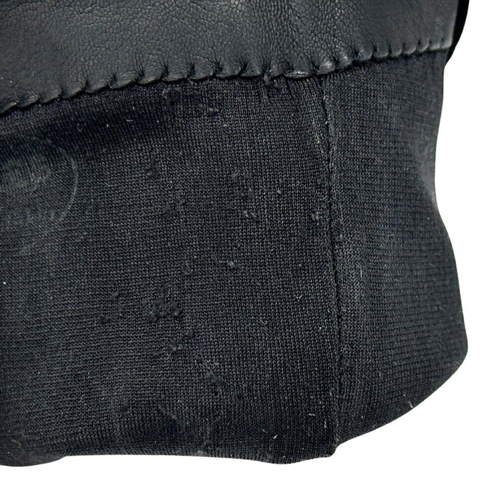 Hermes Hermès Kelly Gloves for Women, Leather, Silk, Mink, Black, Brown, Fur, - Picture 8 of 10